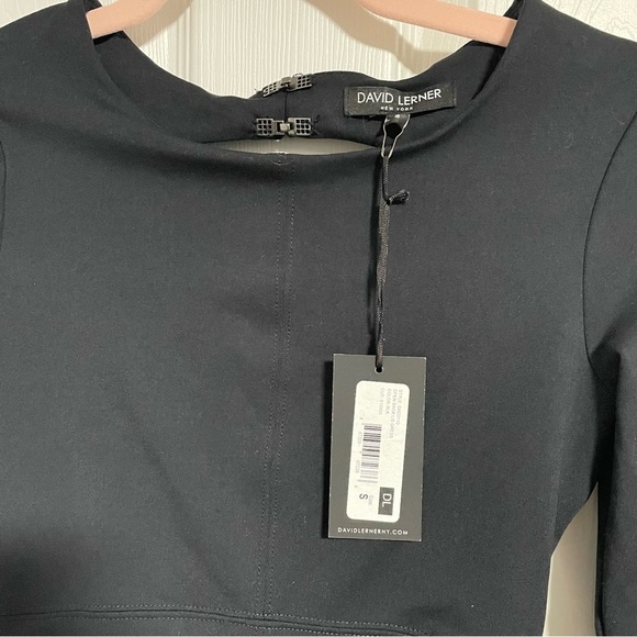 David Lerner Revolve Open Back Bodycon Little black Dress Size S - Picture 5 of 10